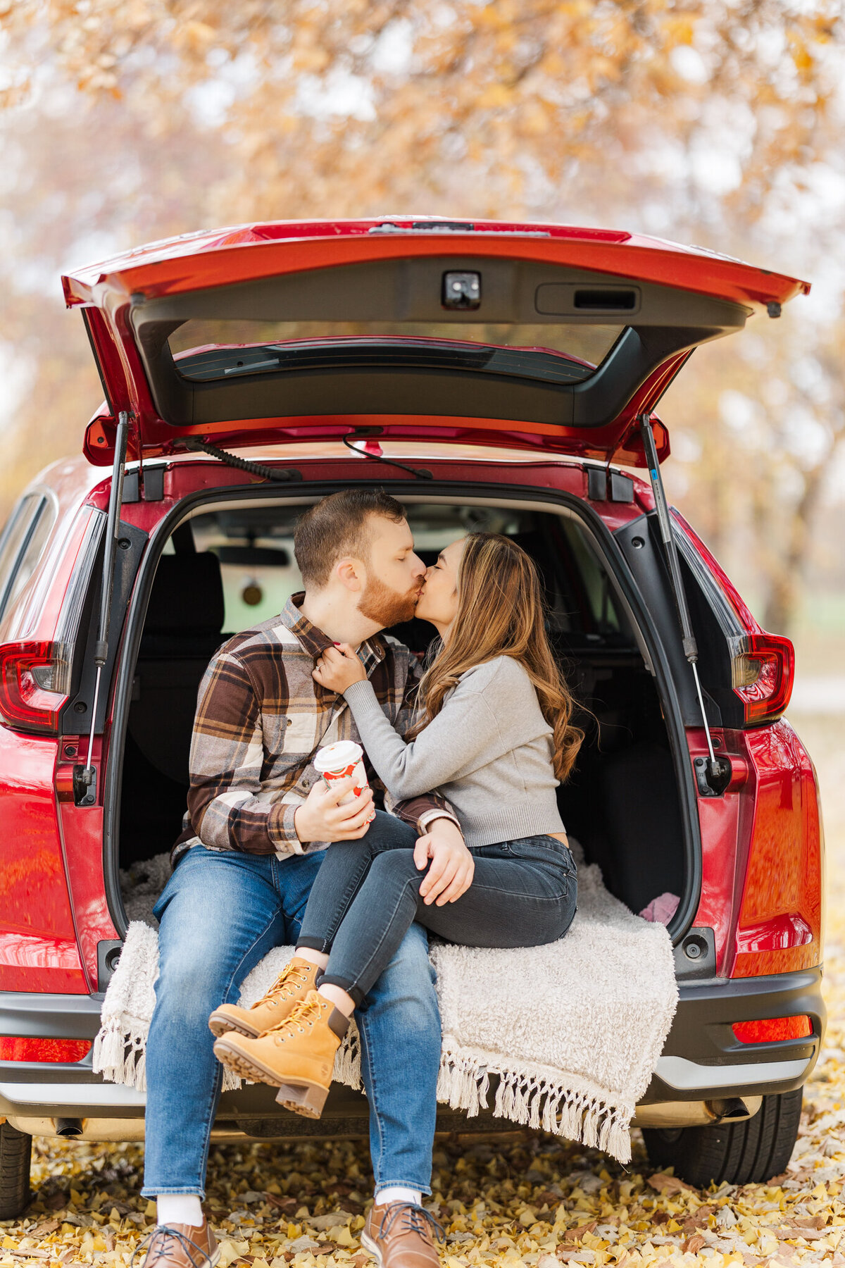 Claire Katan fall engagement photography.