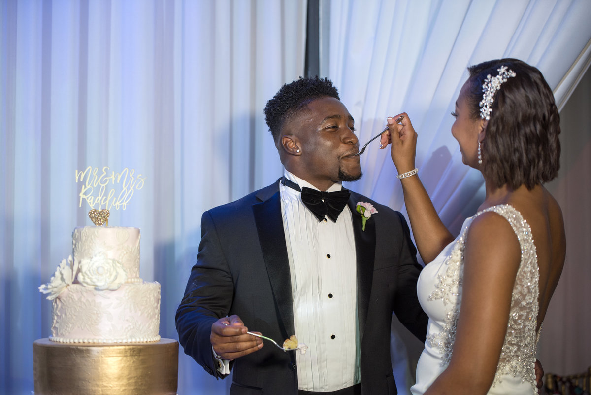 NFL Miami Dolphins Brandon Radcliff ShaKyra Radcliff Briza on the Bay Wedding Andrea Arostegui Photography-284