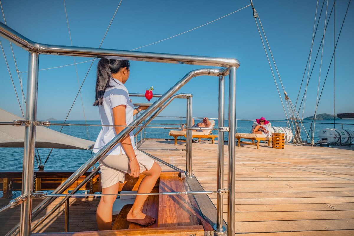 Explore beyond Bali with exceptional service onboard a private superyacht.