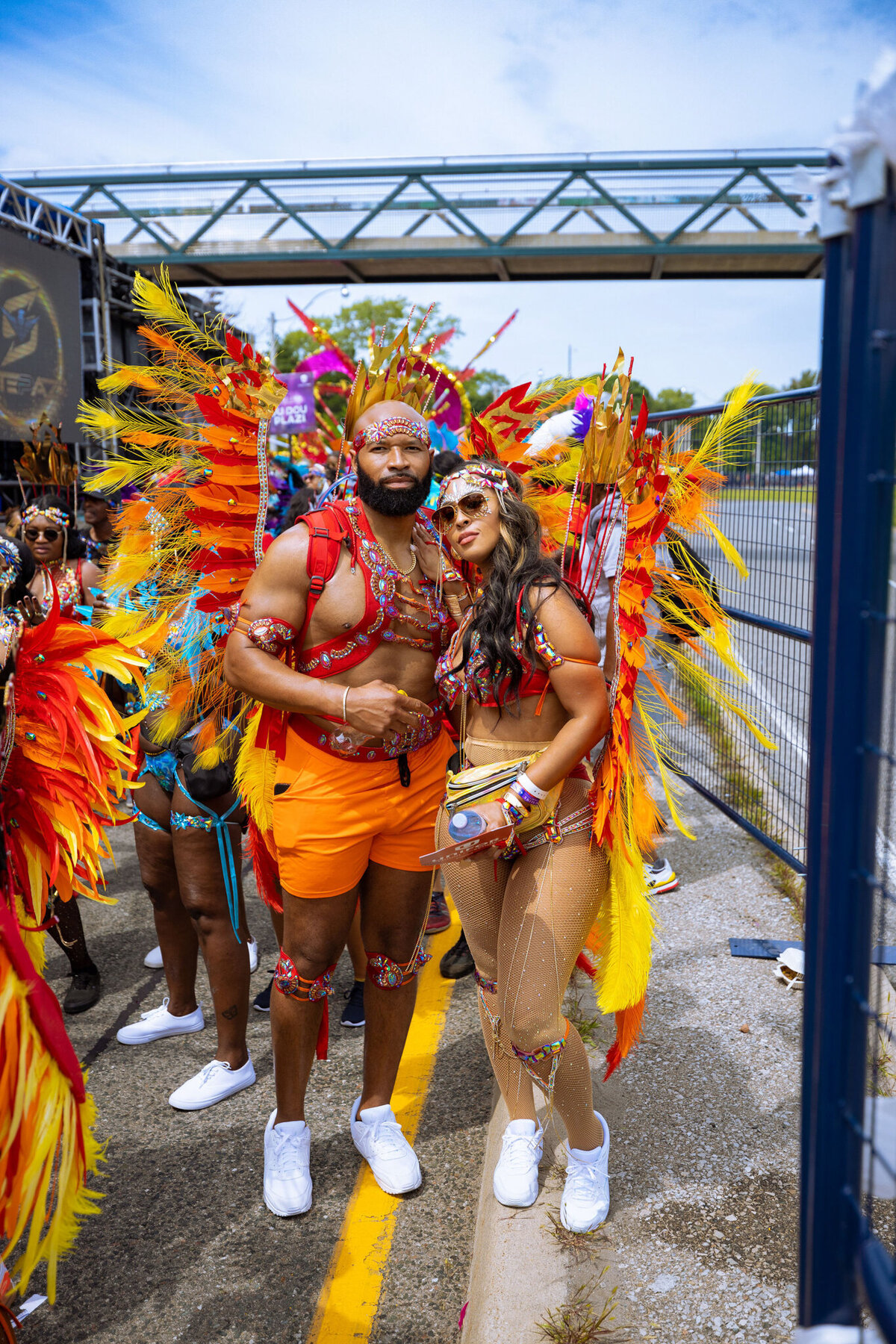 Photos of Masqueraders from Toronto Carnival 2023 - Sunlime Mas Band - Medium Band of The Year 2023-119