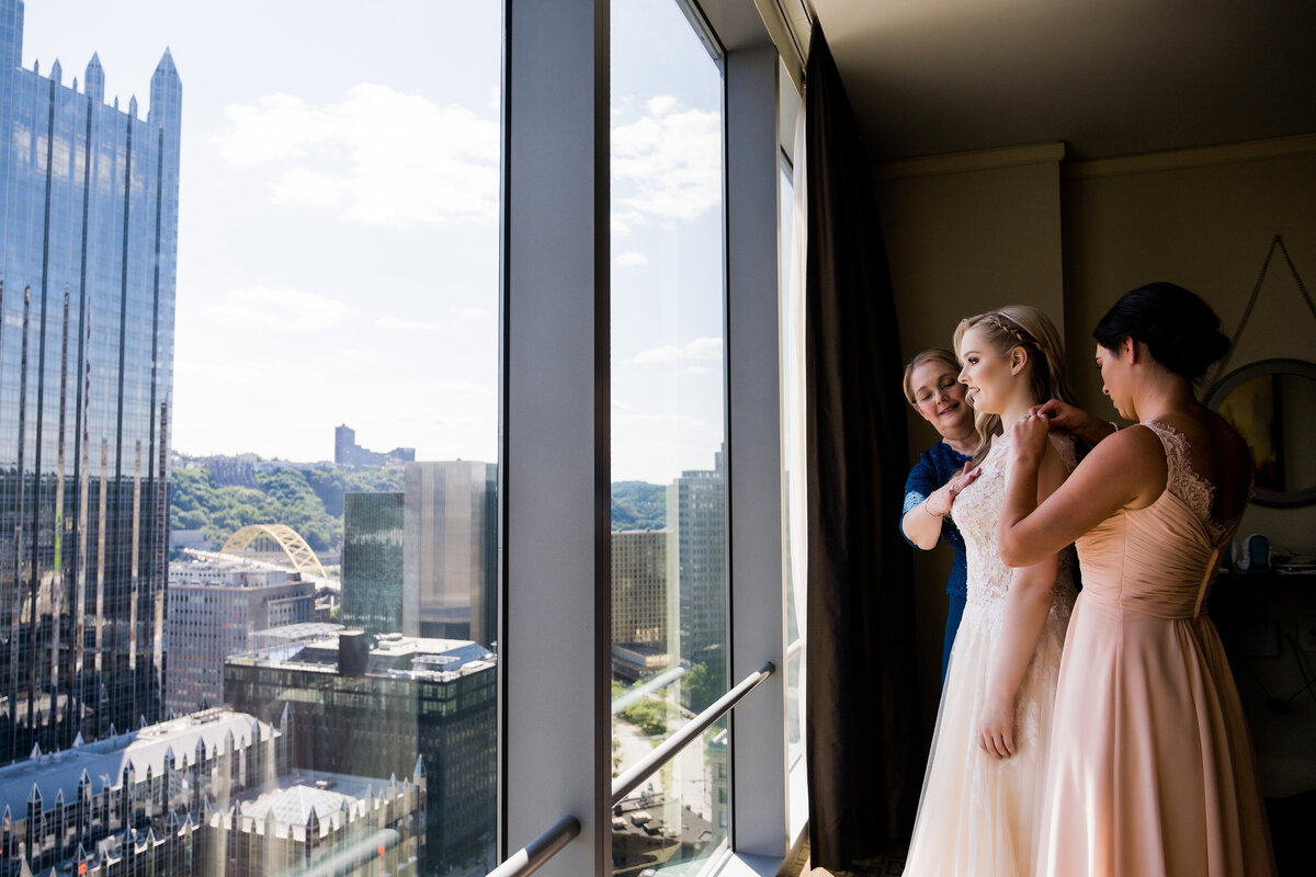 view out the window from fairmont hotel