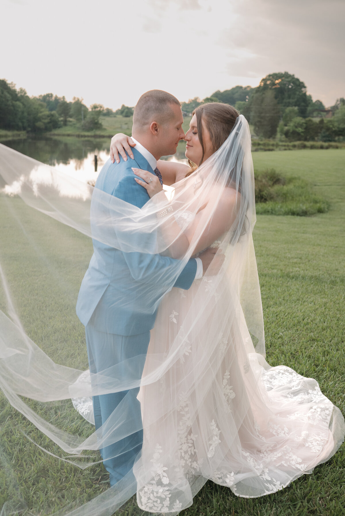 Veil shot and nose to nose