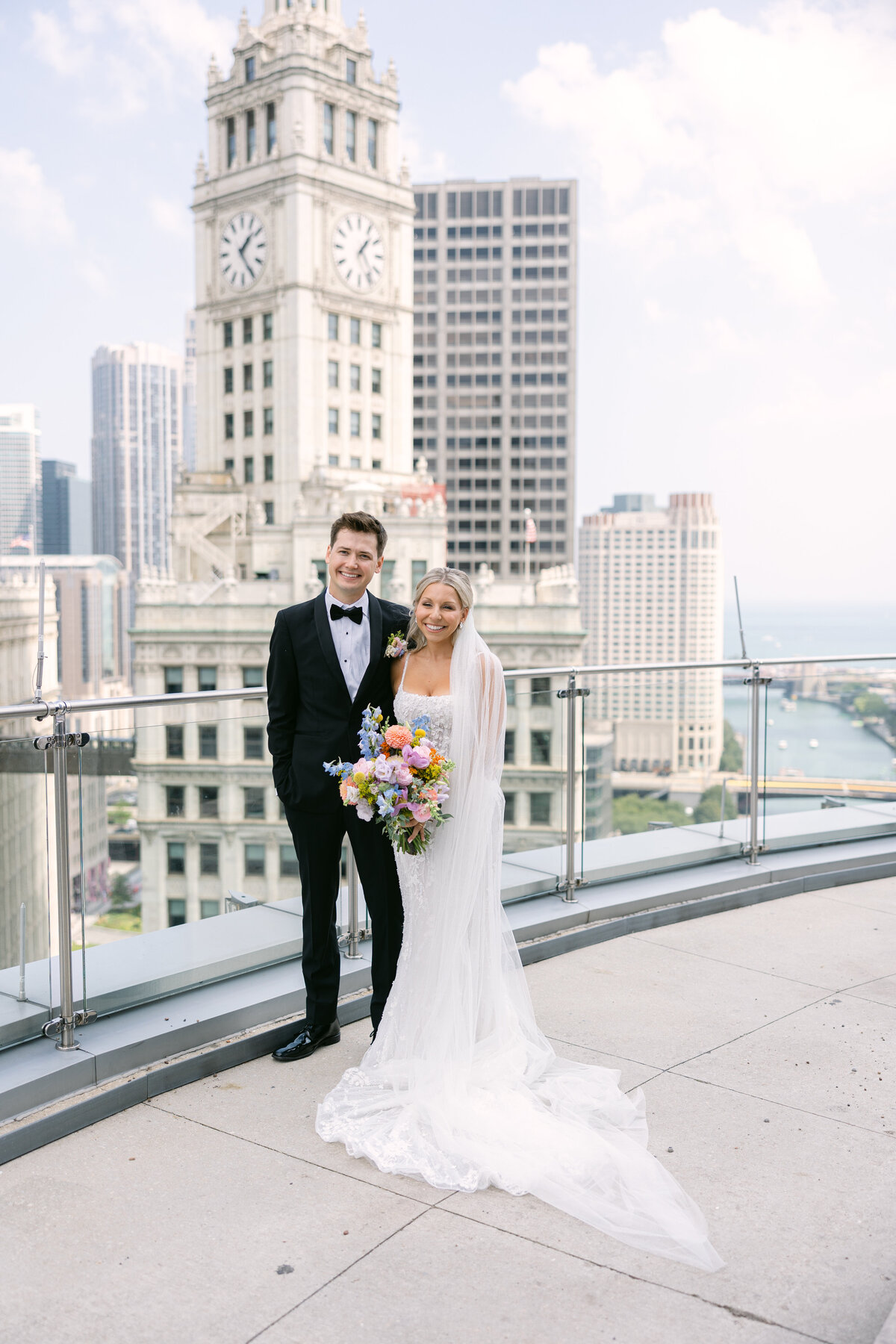 Chicago Theatre on the Lake Wedding Taylor & Eric-67