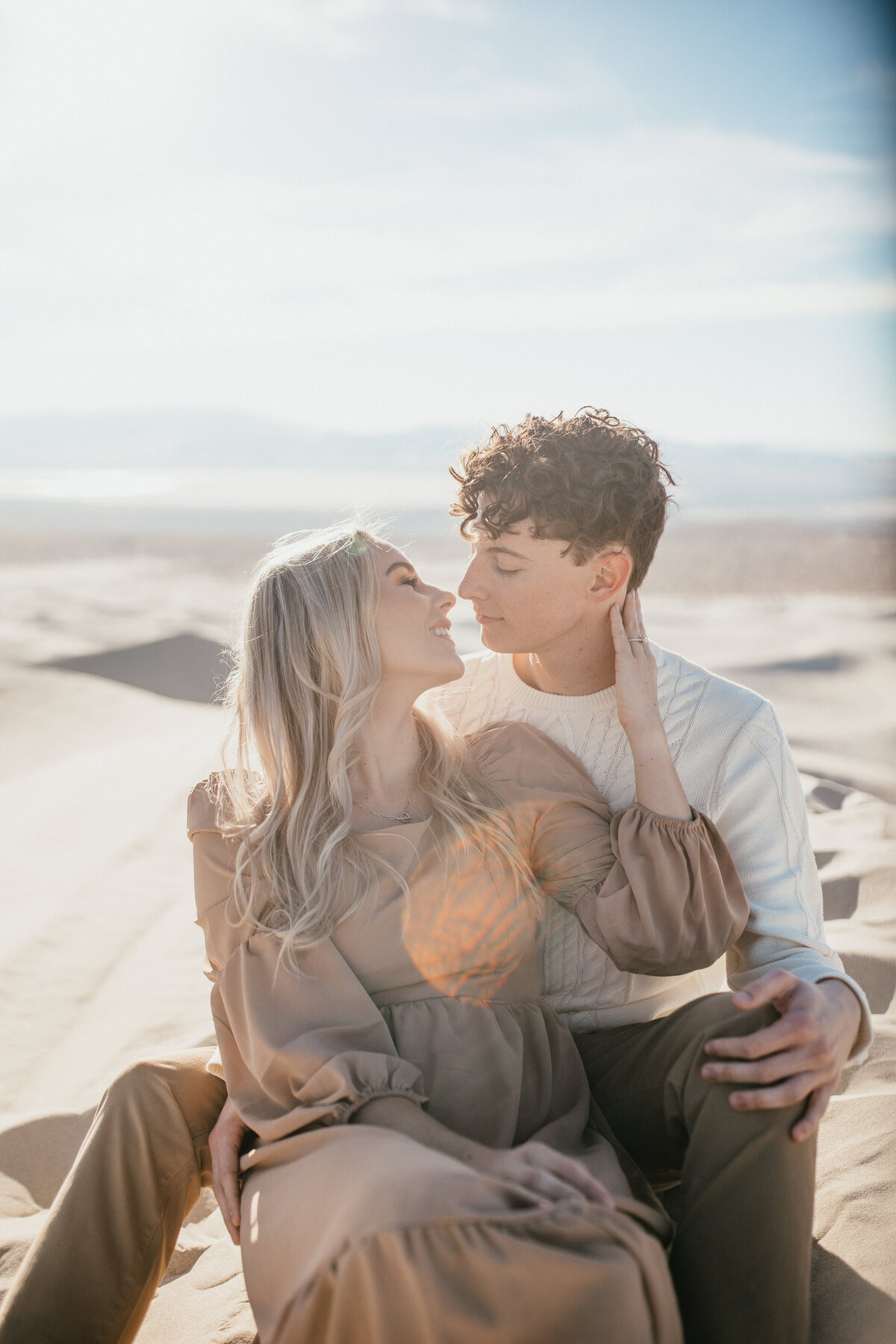 A Sand Dunes Engagement Photography Session - 8