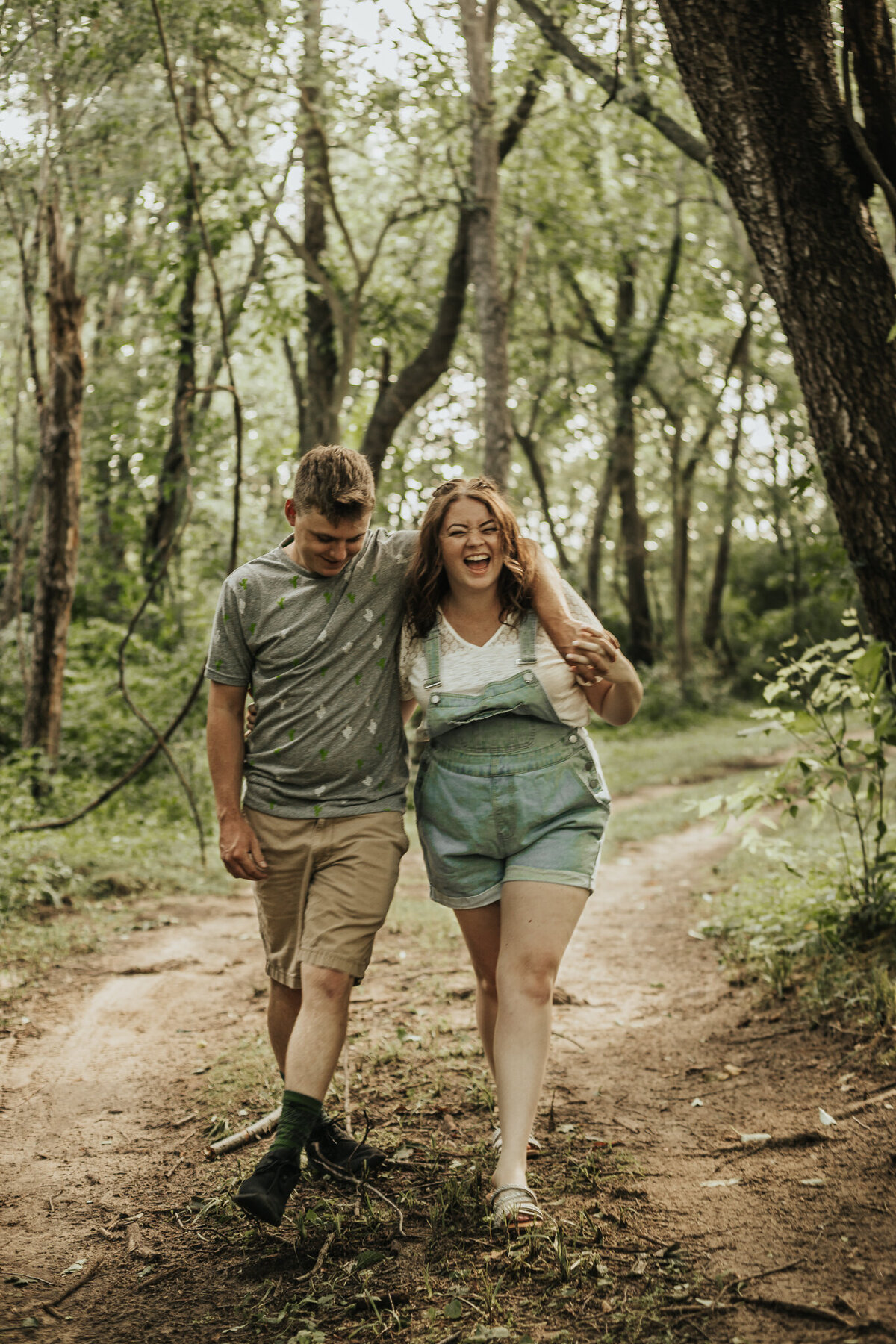 Summer engagement session in Warsaw, IN