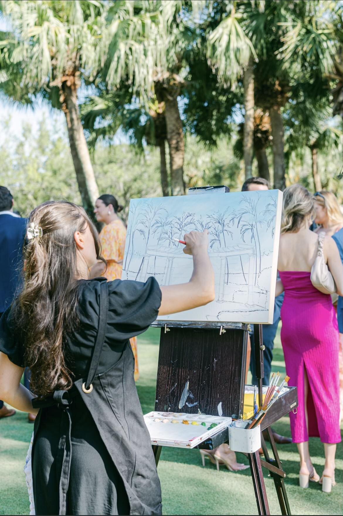 Live Painting: The Club at Grandezza, Estero, FL 