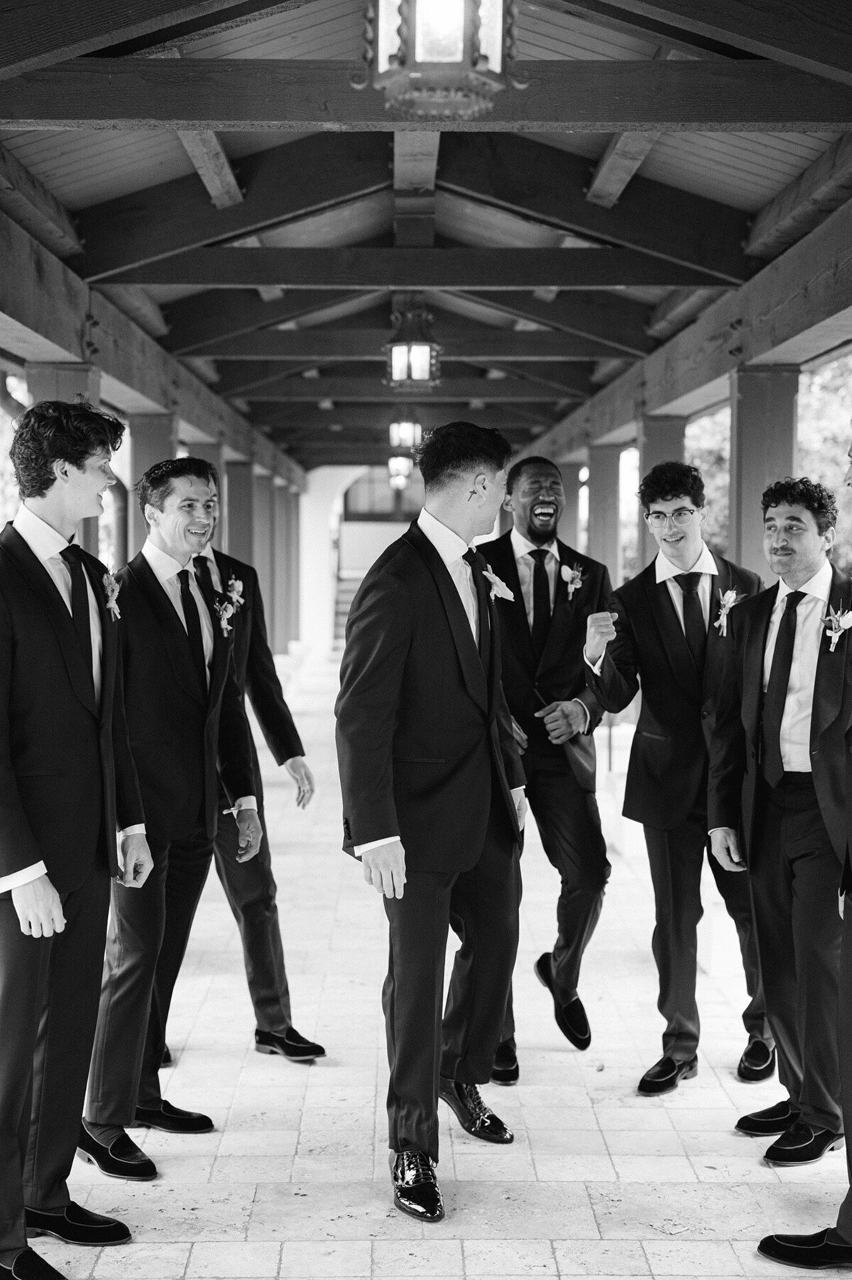 The Cloister groomsmen