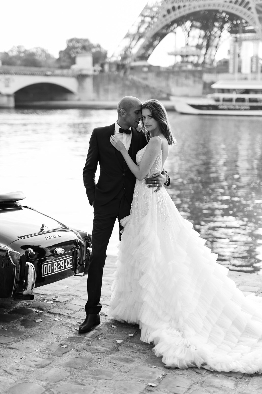 Modern Film Wedding Photography in Paris France 49