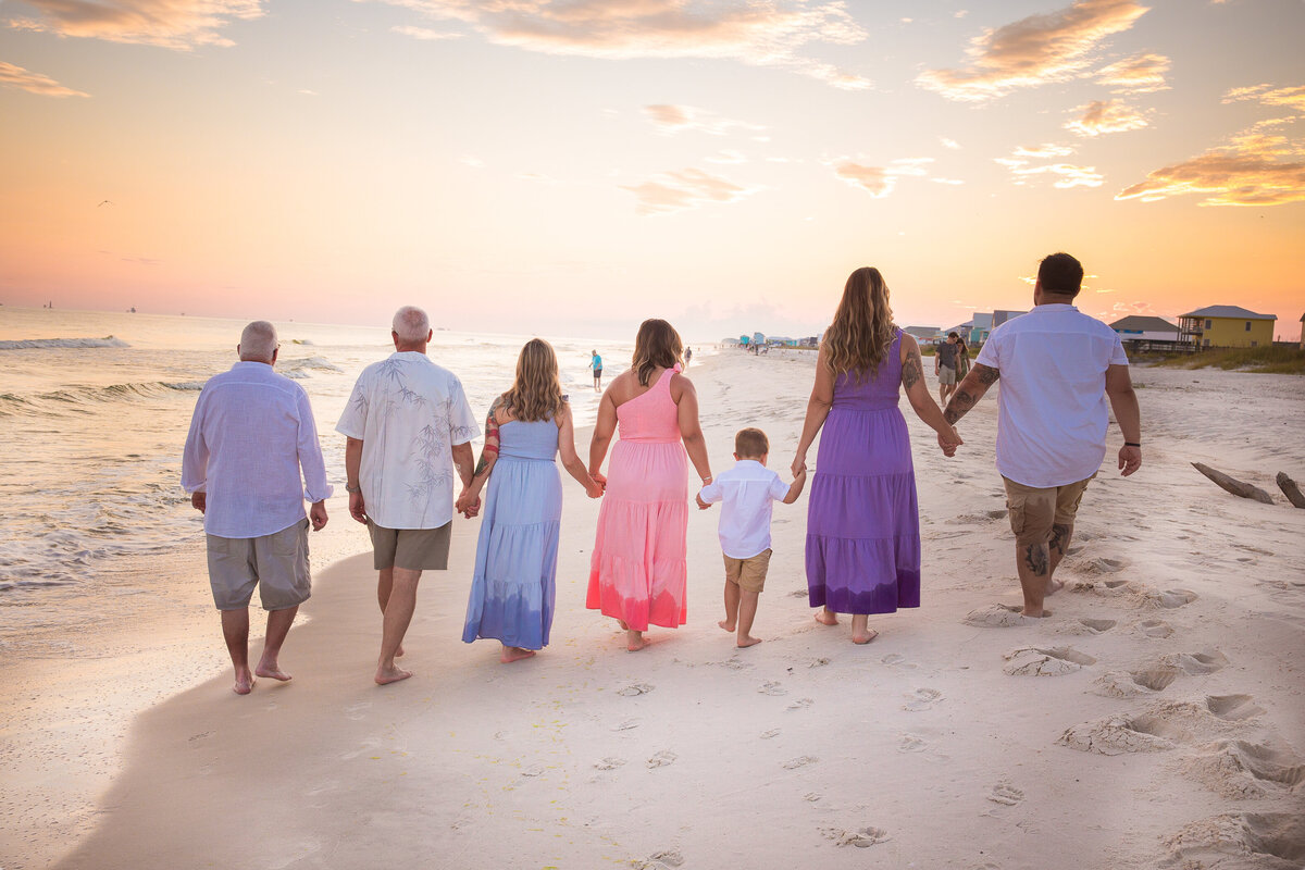 family in line lifestyle photo