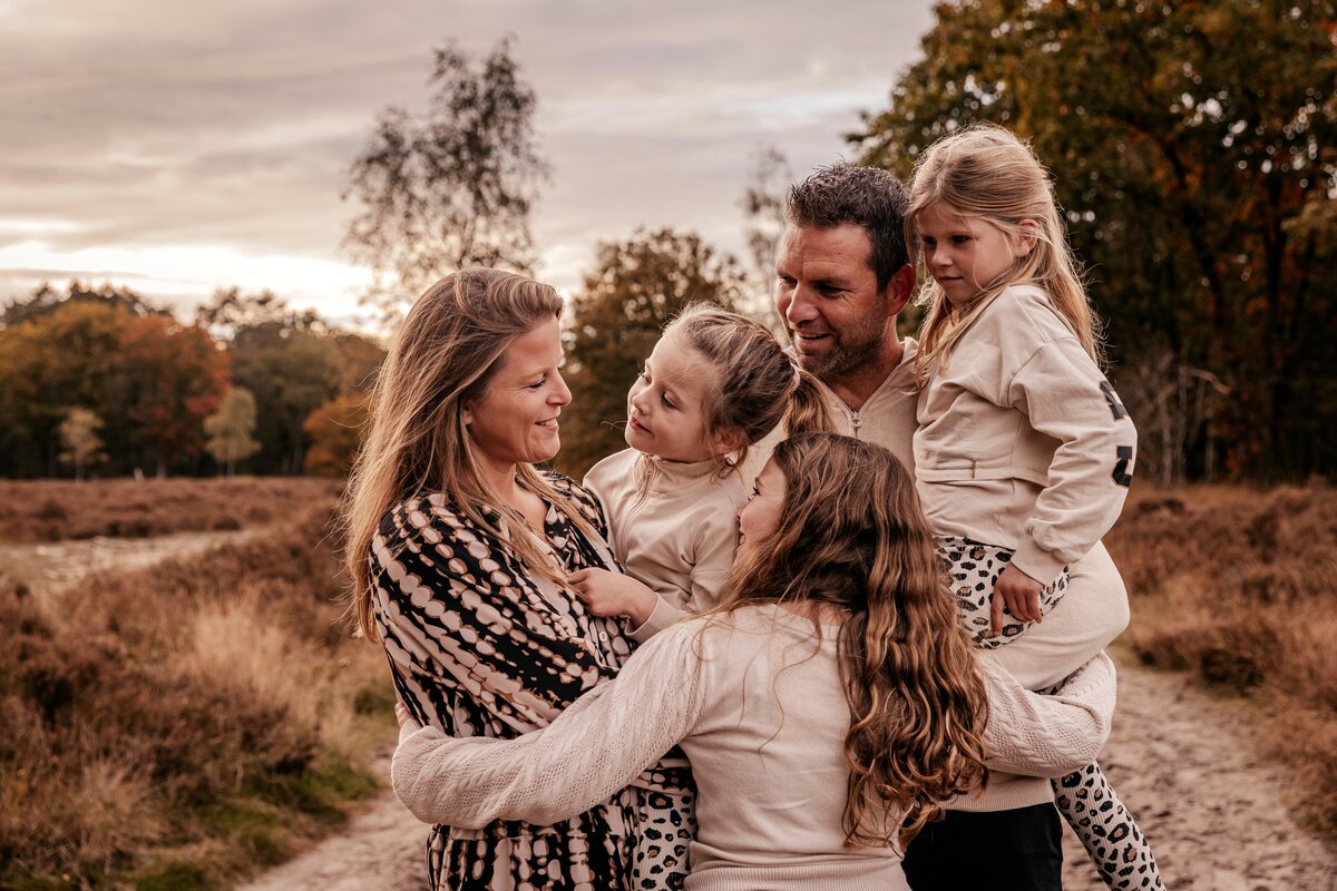 heide gezinsfotoshoot