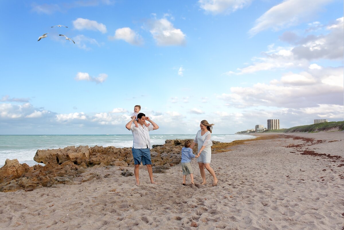 South Florida Family Beach Photo