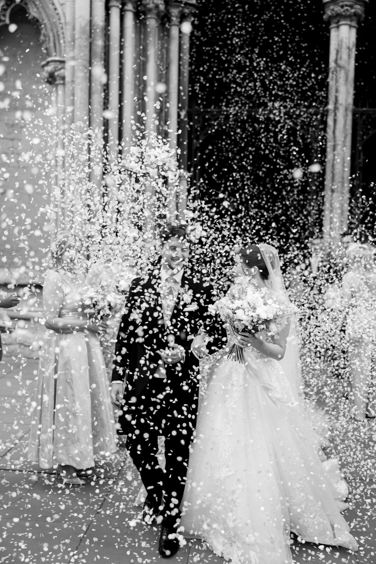 Confetti at Ely Cathedral