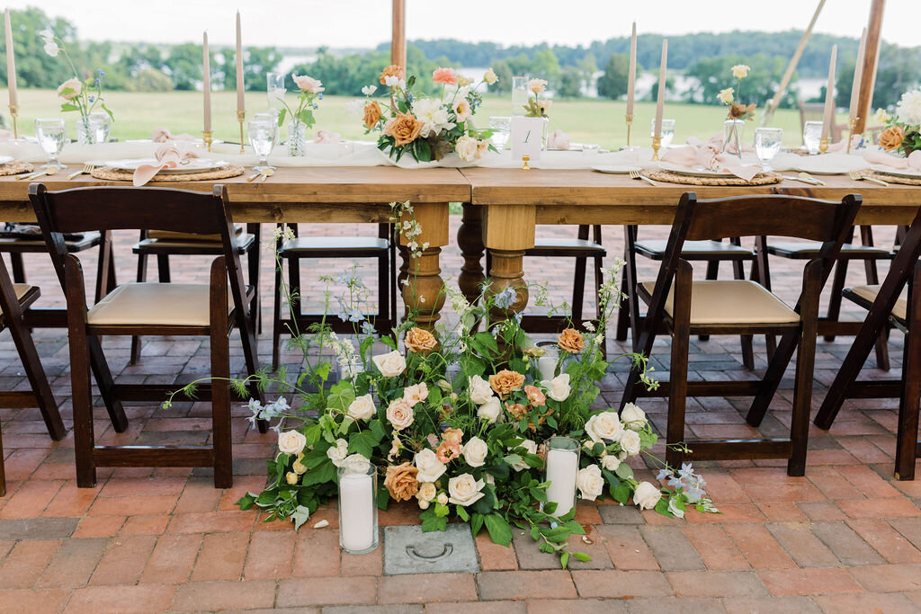 Kate Campbell Floral Summer Tented Wedding at Brittland Estate by Ashley Boyan Photography-12