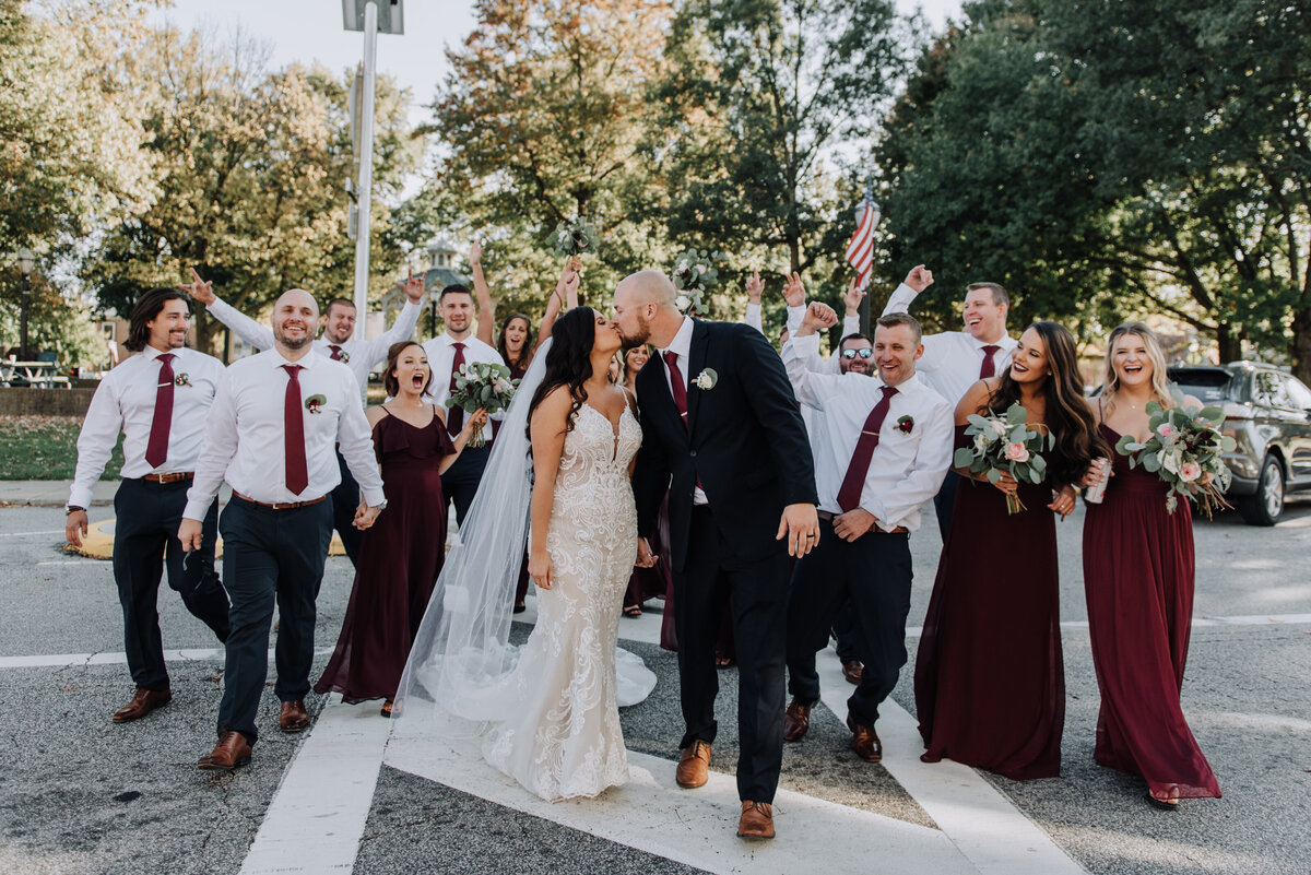 bridal party photos ohio photography