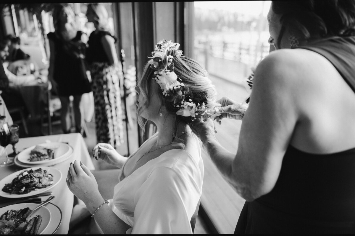 Erich + Emily Sunnyside Resort Lake Tahoe Wedding Critter Camp _ Katherine Krakowski Photography-244