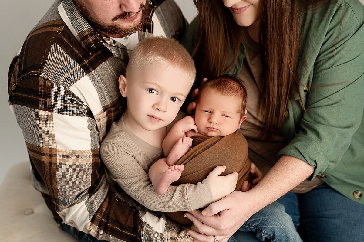 studio newborn photos