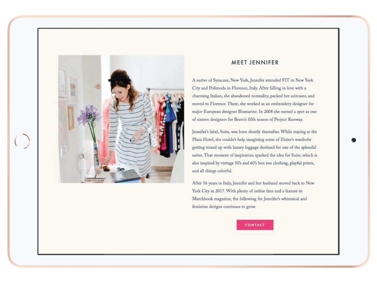 Fashion-designer-website