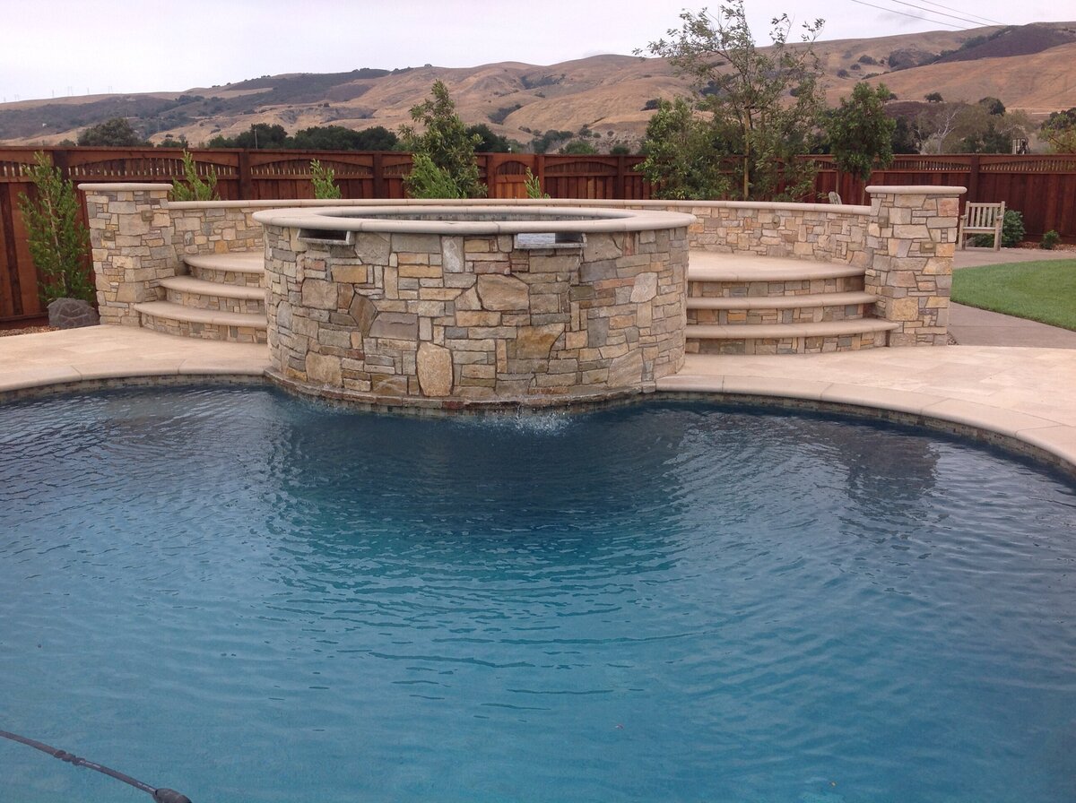 Pool deck patio