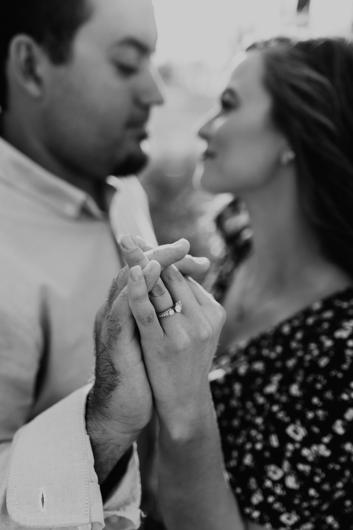 RING SHOT AT ENGAGEMENT SESSION