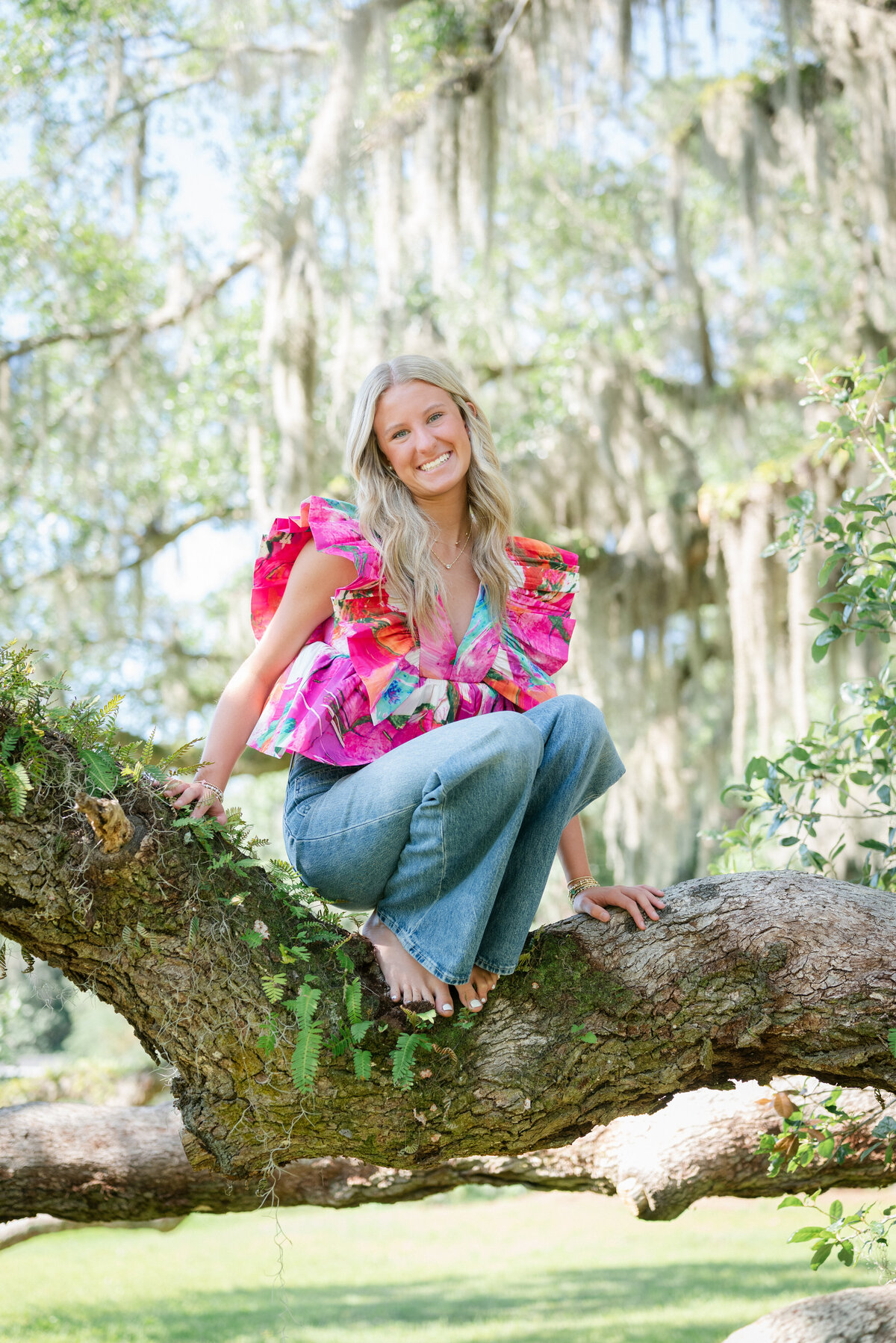 Fun senior portrait session in Tallahassee. By Photography by LV Hughes. Serving Bainbridge, Tallahassee, & surrounding areas. 