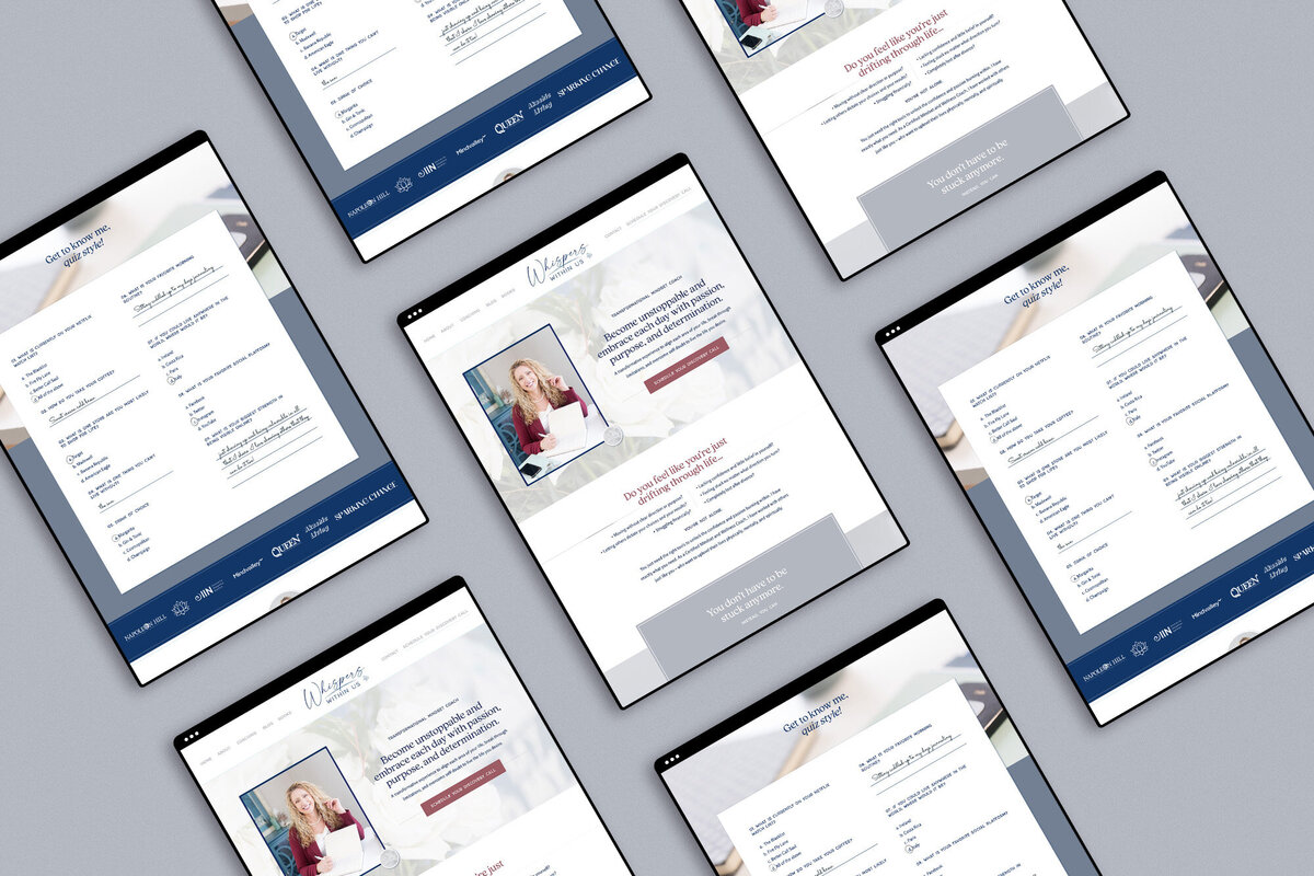 Mindset coach website