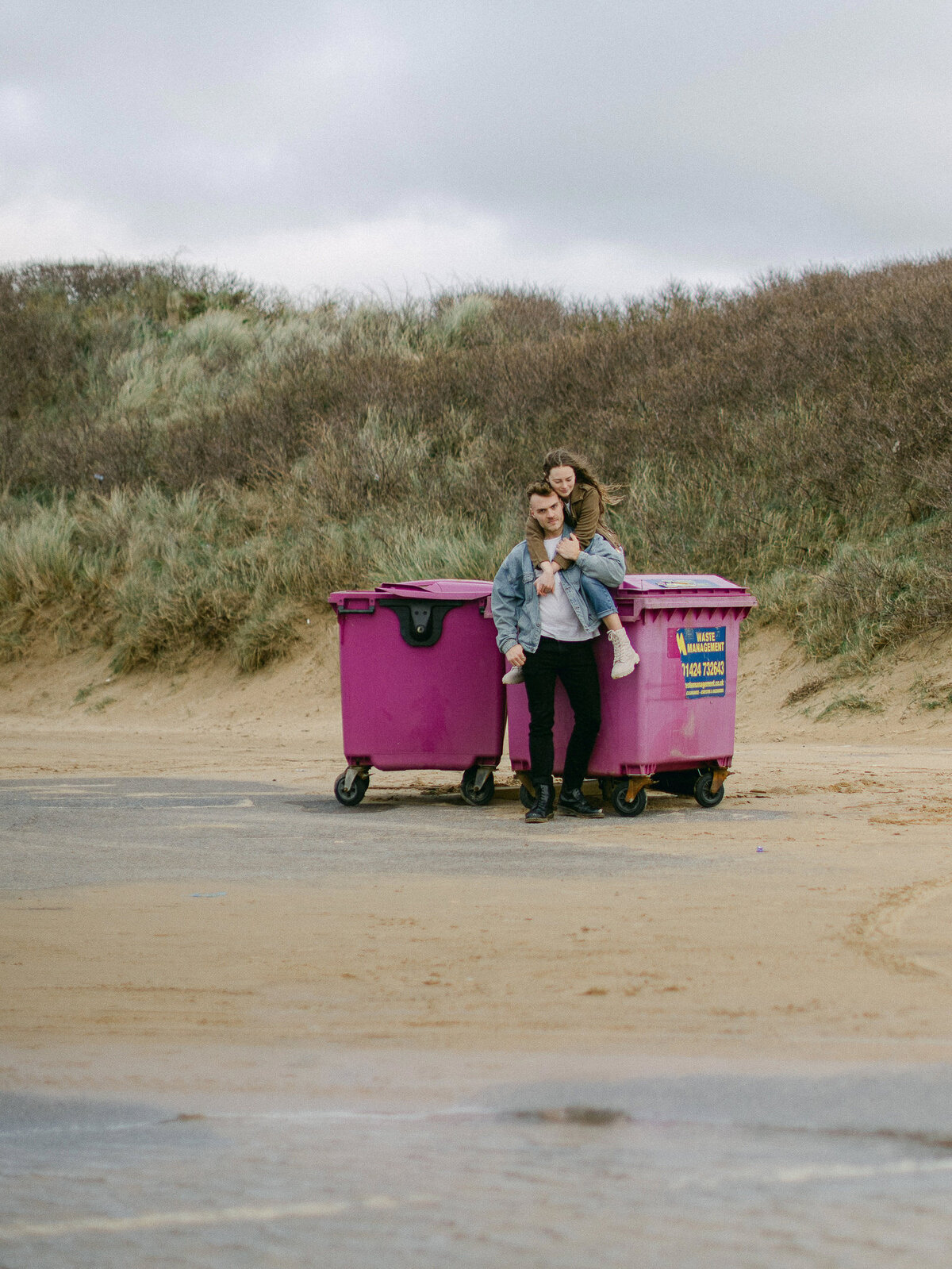 Kayla Stoate Photography Couple Beach Smiling Editorial Fashion Love Story _92A0409