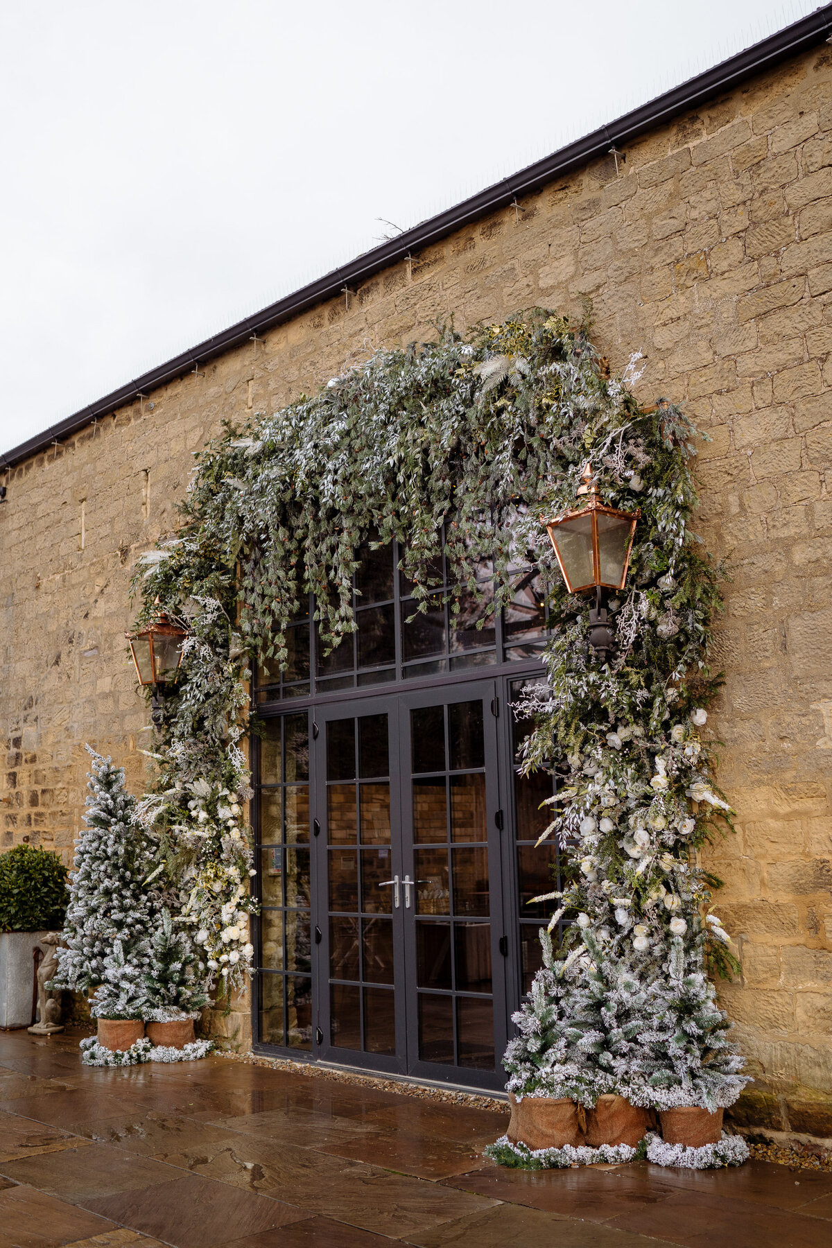 Winter wedding at Wharfedale GRange wedding venue yorkshire