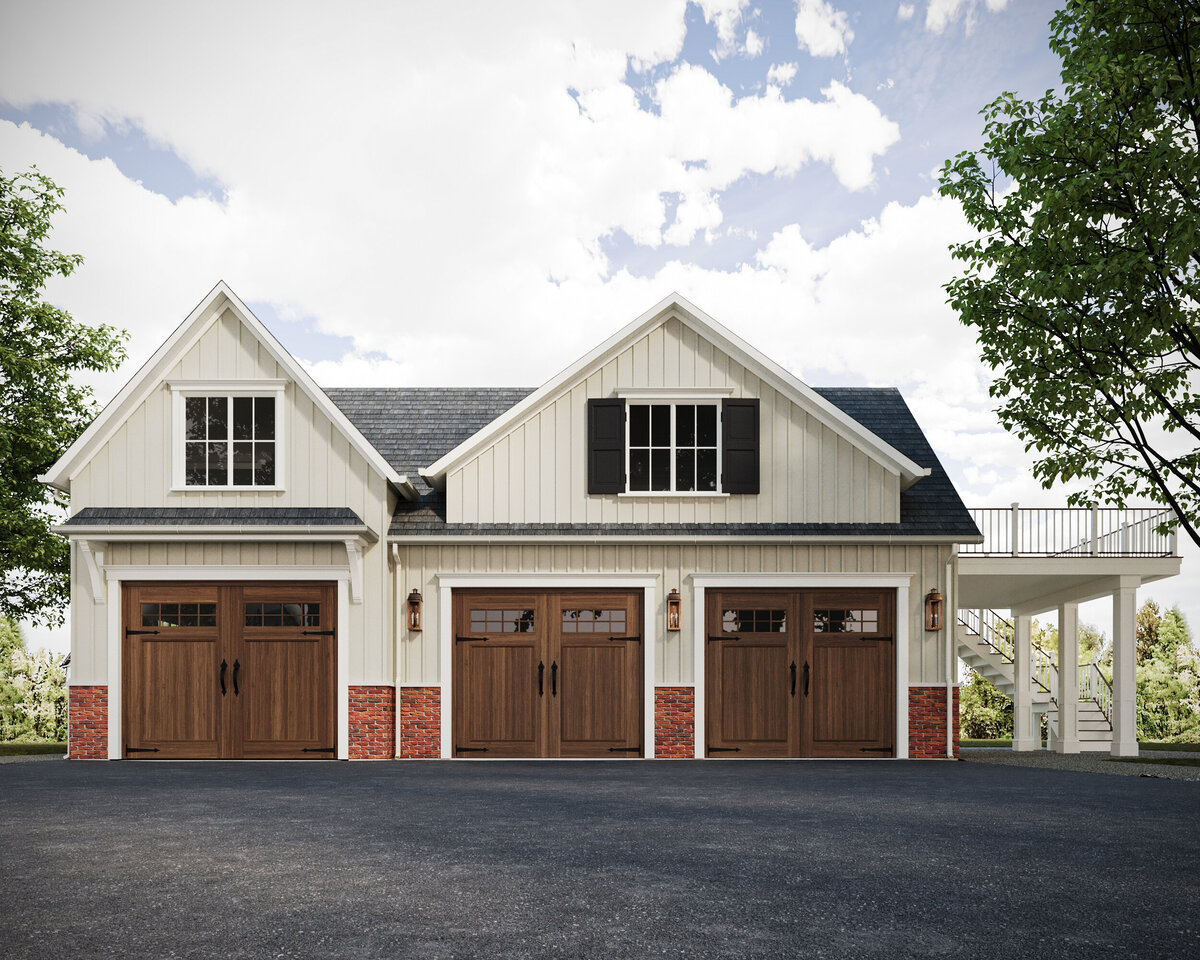 detached garage visualization