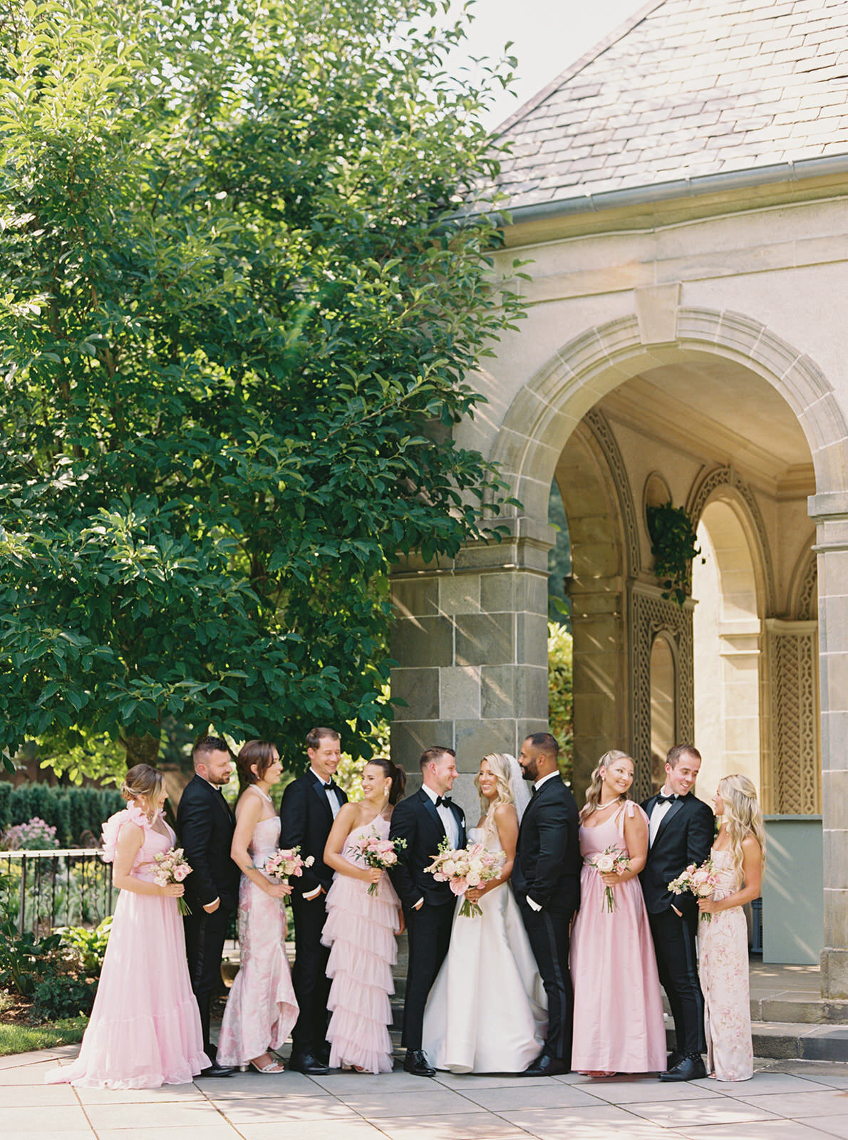 Pink destination wedding in newport-Halie Child Photography-30