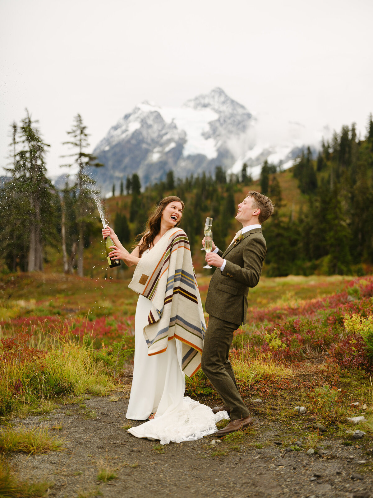 Intimate Mount Baker Elopement