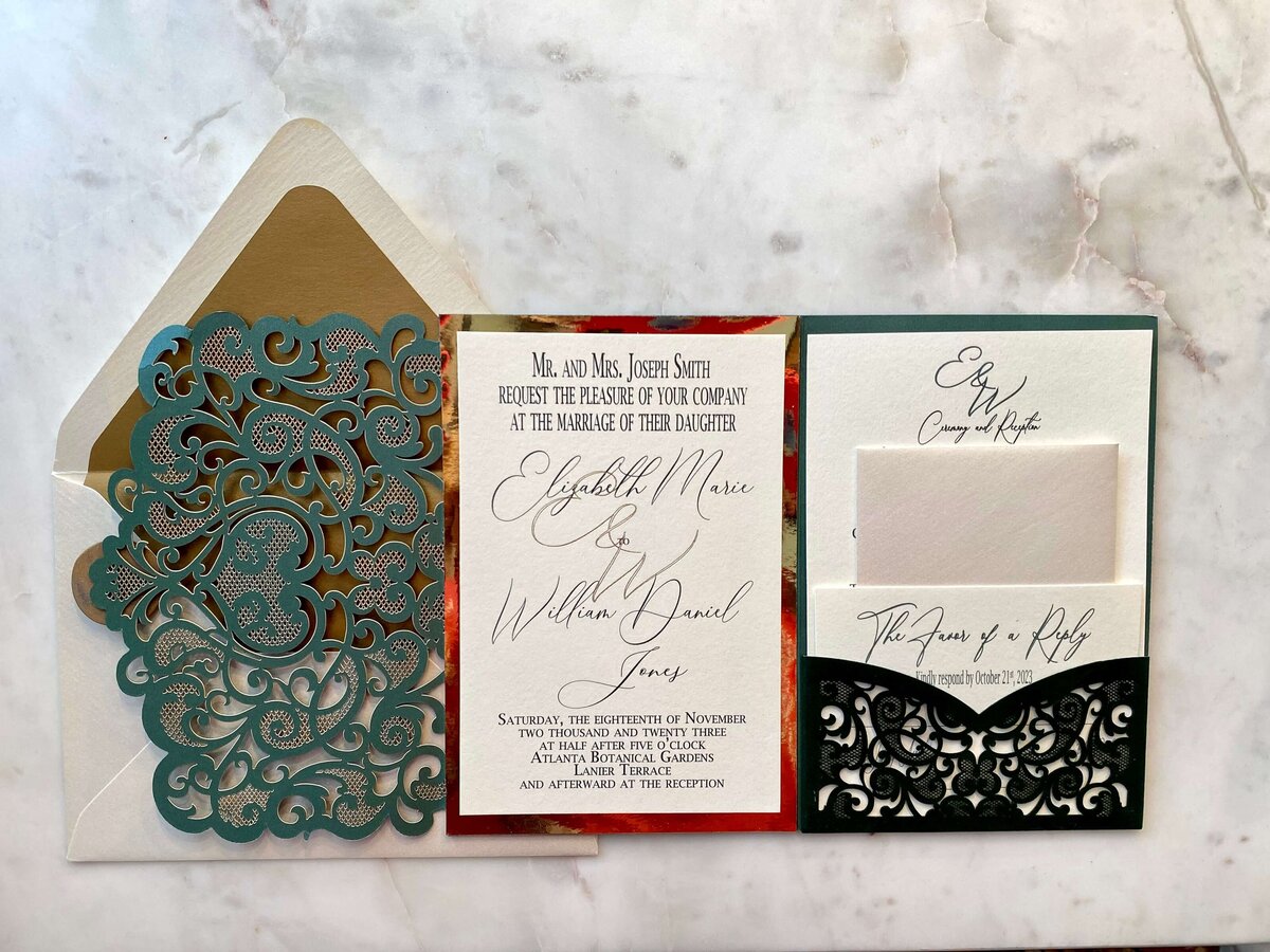 emerald-and-gold-wedding-invitation