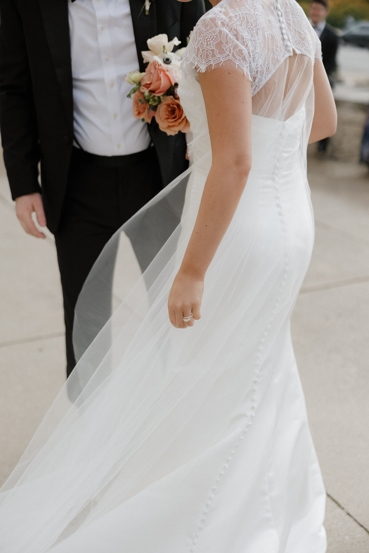 Indianapolis wedding photography candid bride and groom