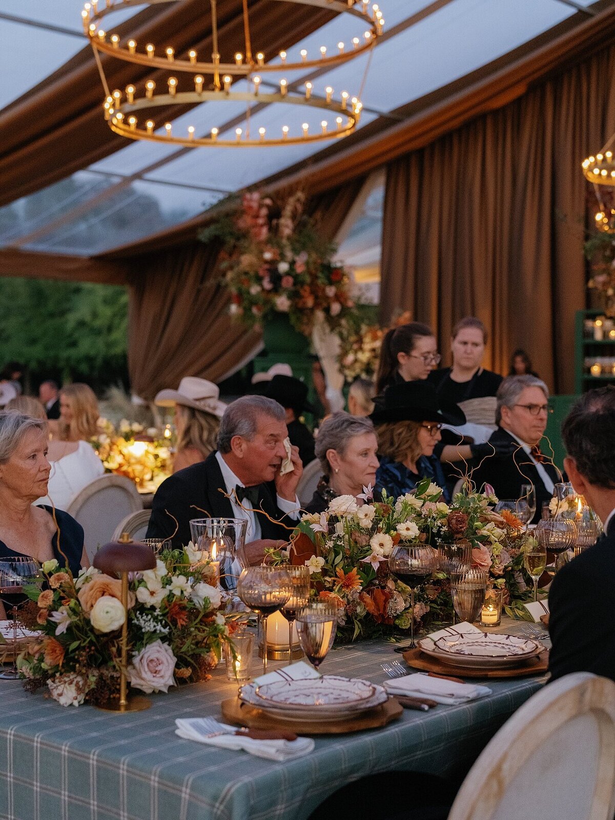 Custom tented wedding celebration with fall Ralph Lauren vibes at private polo farm in Aiken, South Carolina by Sarah Bradshaw_0237