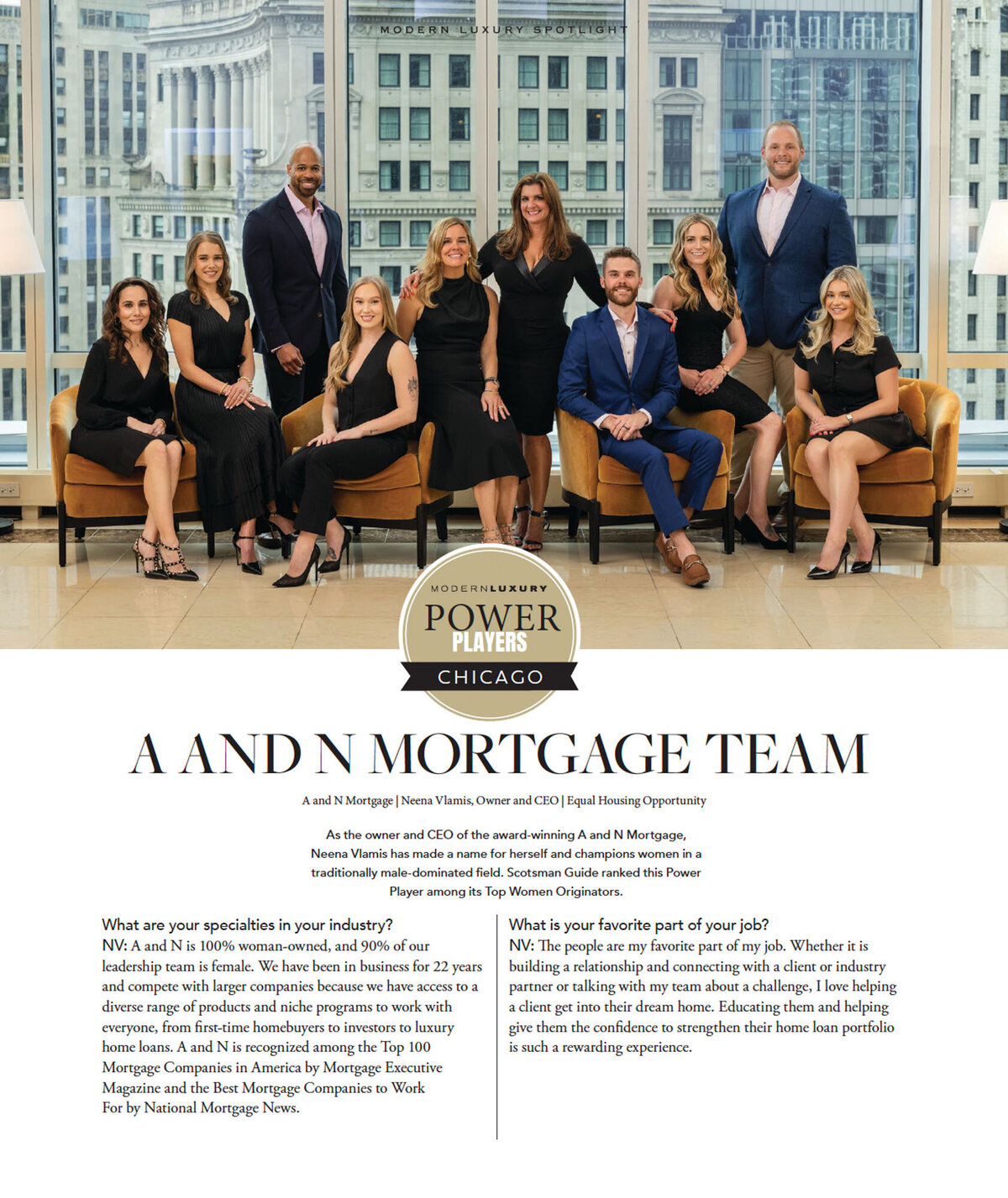 Power Players editorial design for LaCour Images