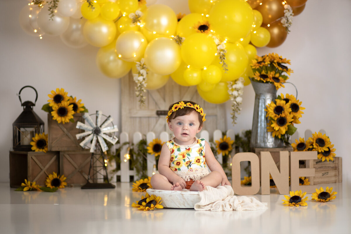cake smash photography in Fayetteville Georgia