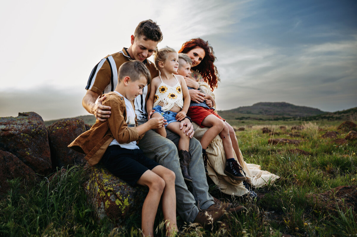 Large-family-on-rock-sugar-land