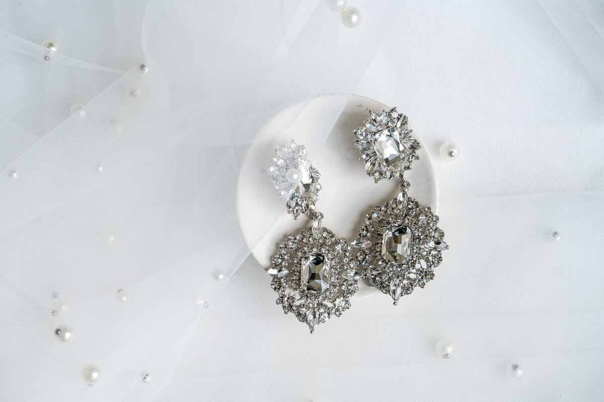 earrings for bride