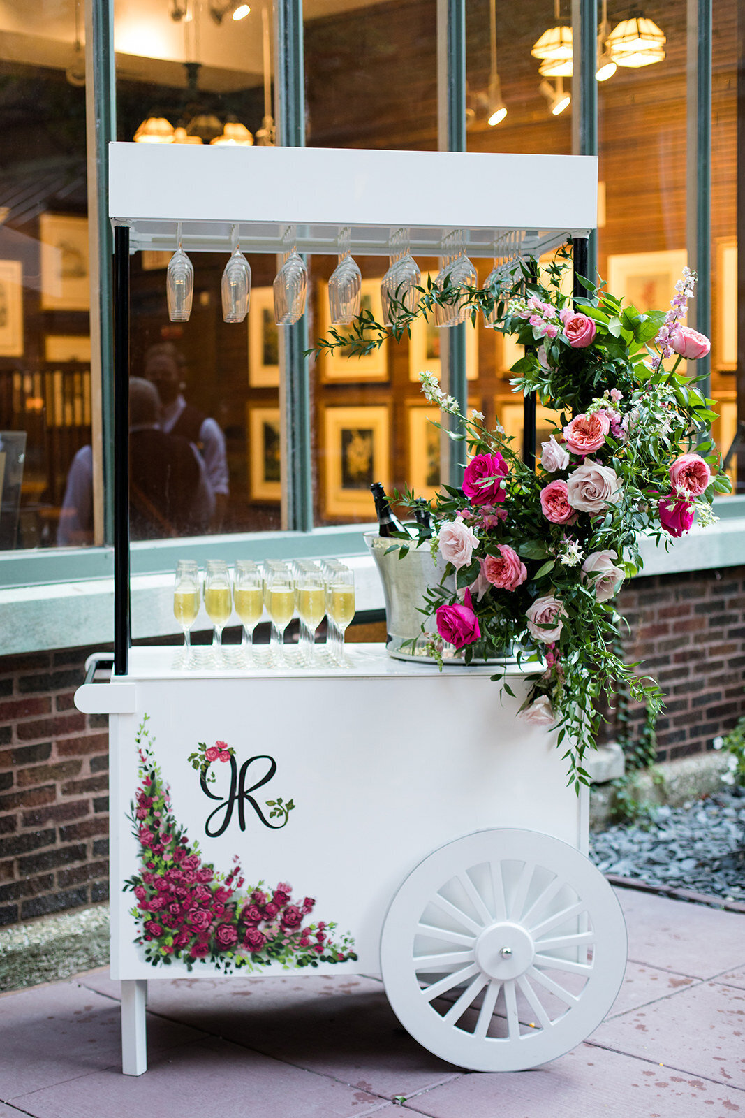 Ivy Room Pink Roses Wedding_28