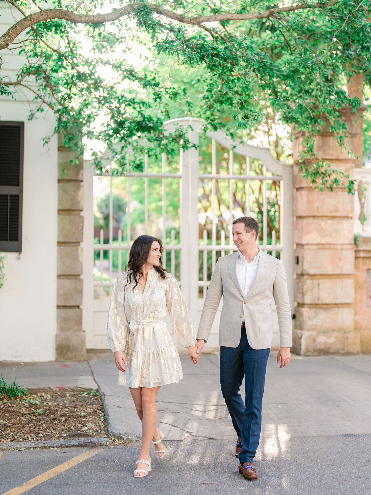 Luxury Charleston Engagement Session - Rainbow Row -26