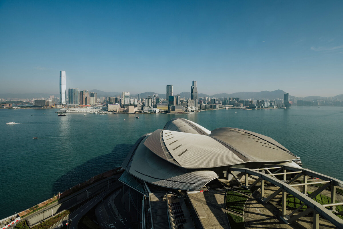 View of Hong Kong Harbor