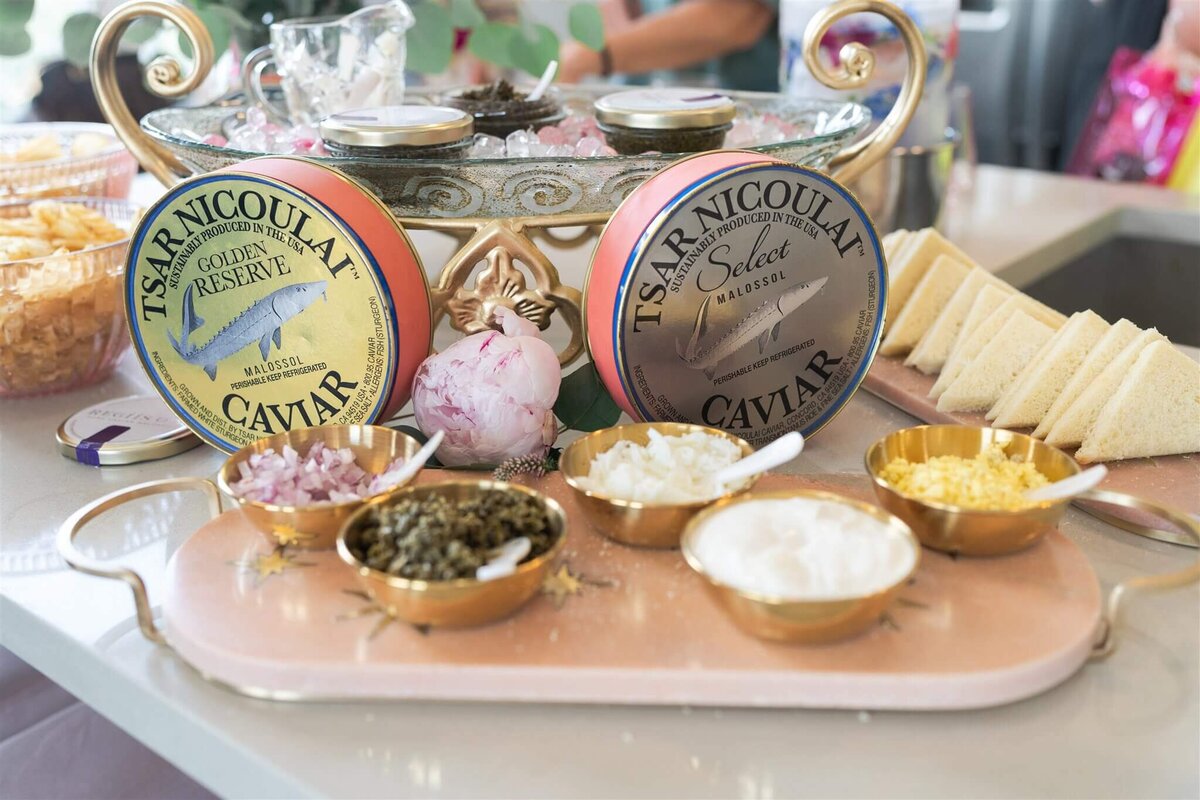 LADIES OF LIBATION LUXURY EVENTS - SWISH & CLICK - CAVIAR SERVICE - HOUSTON OFFICE HQ MICROEVENT