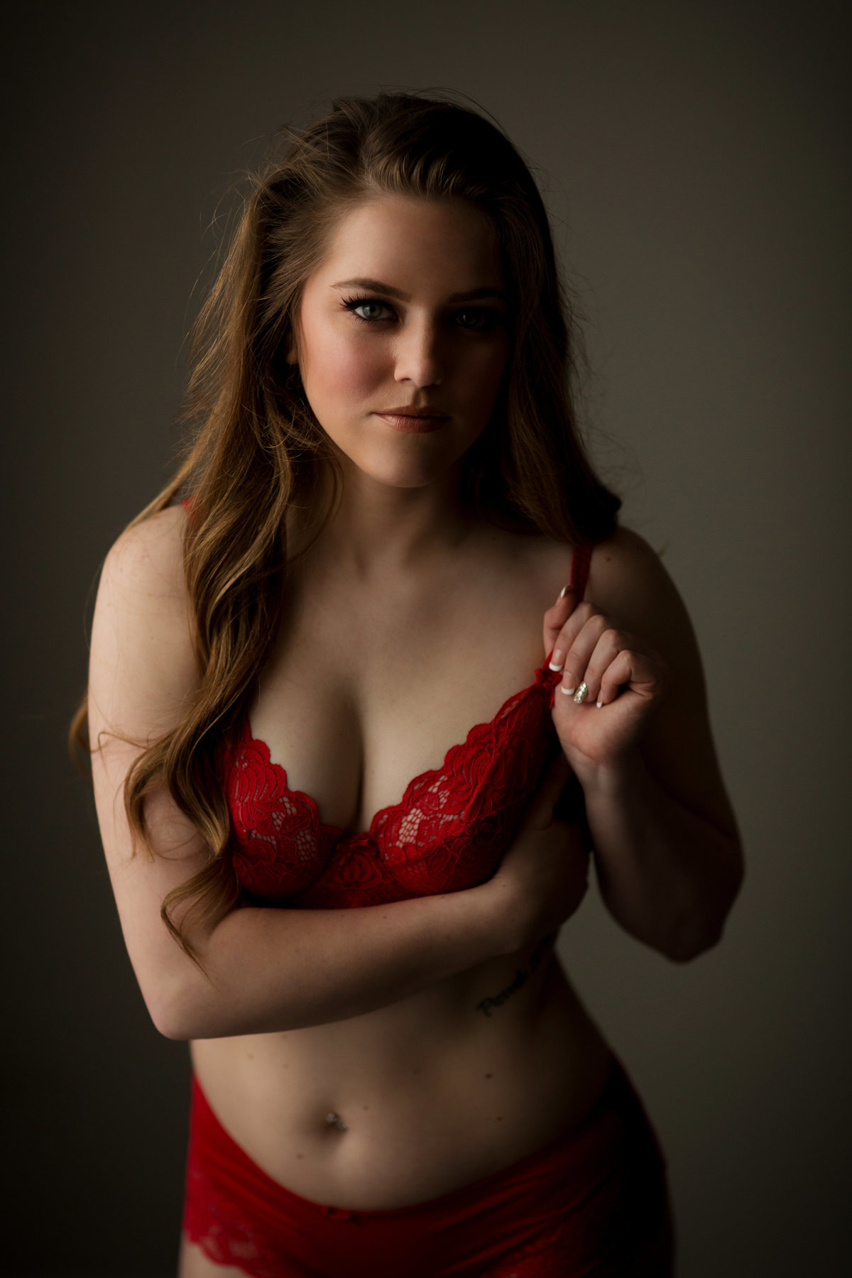 Red Lingerie Boudoir Photographer