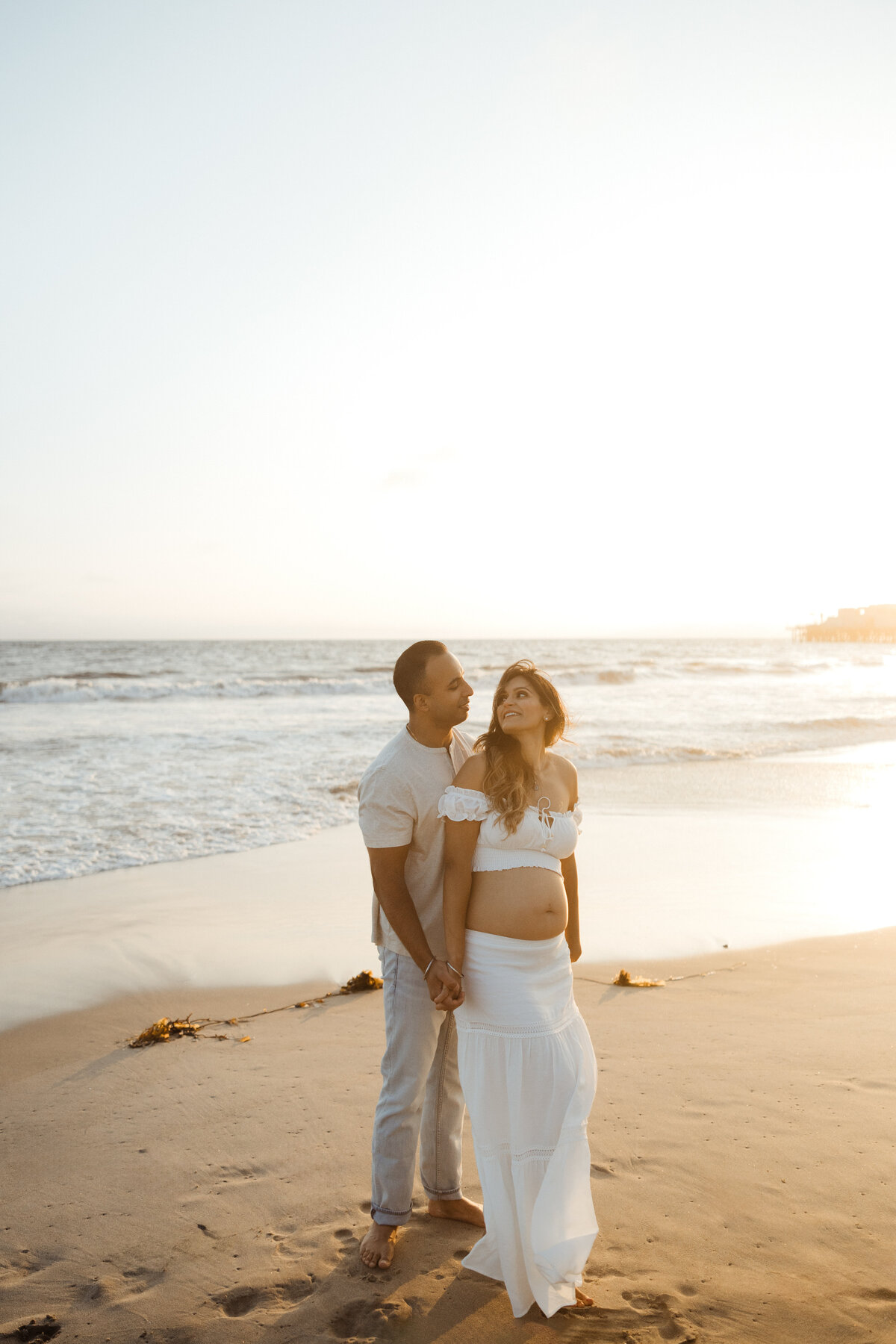 Santa Monica Beach Maternity Photography 39