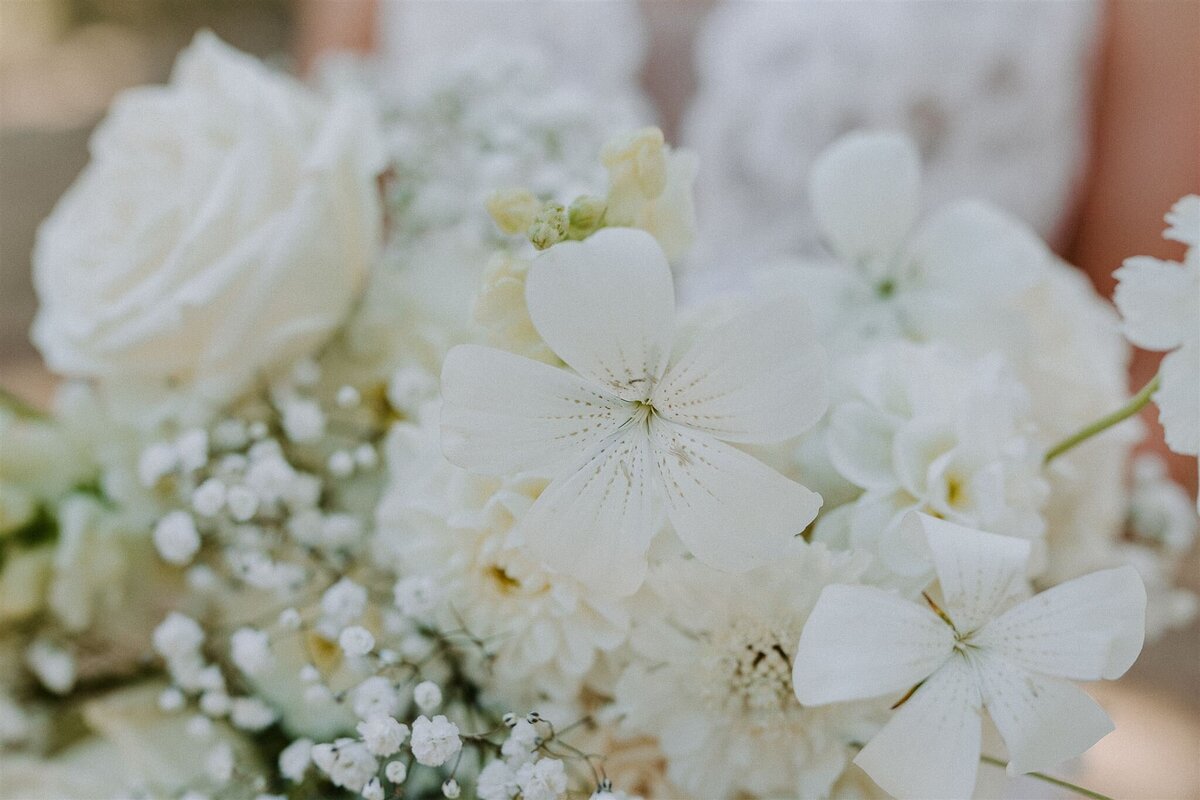 White flowers