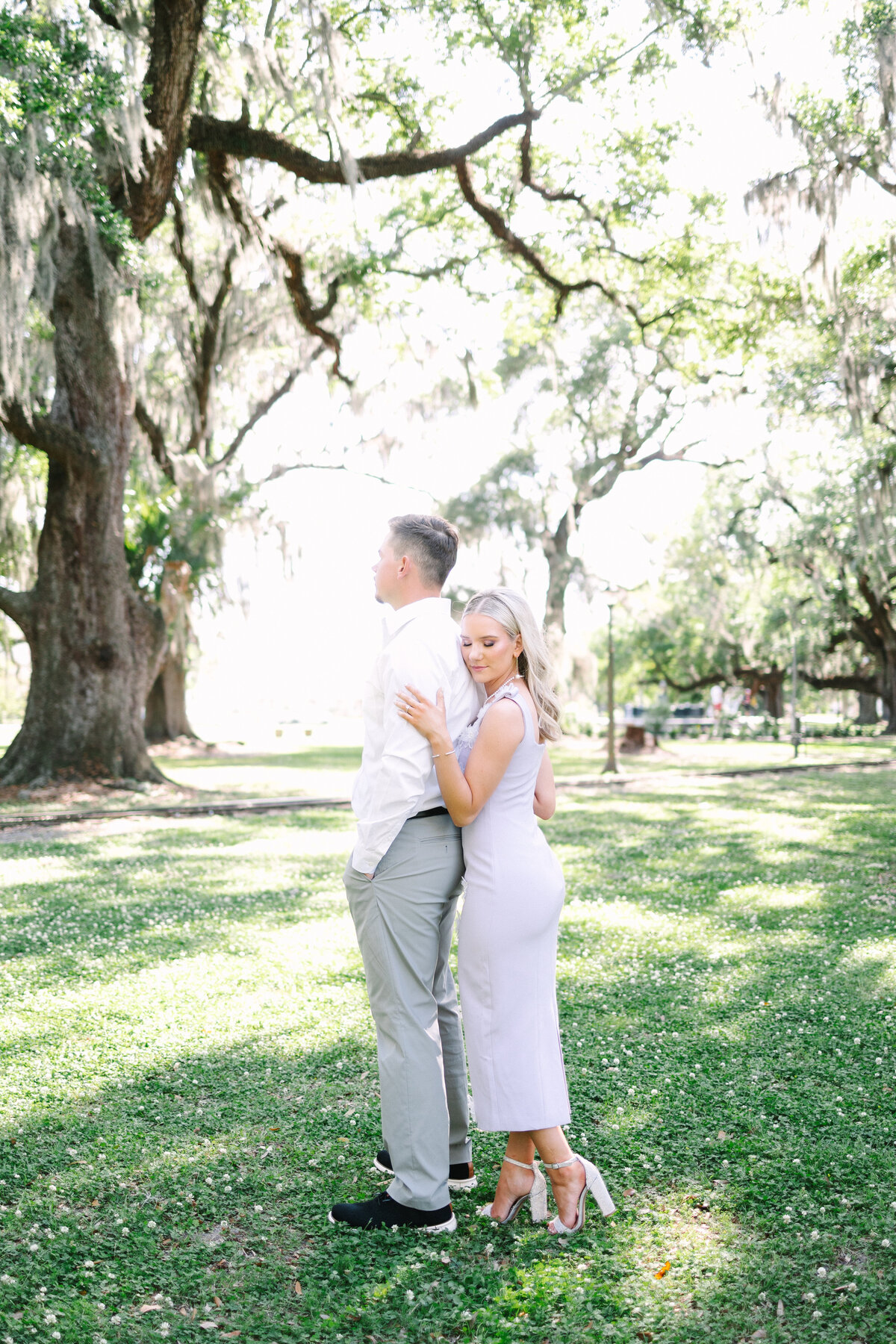 New Orleans City Park Engagement Photographer