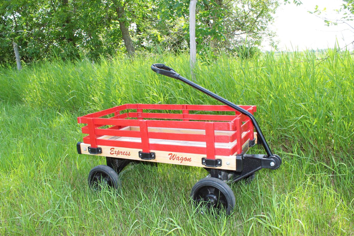 red wagon wedding rental
