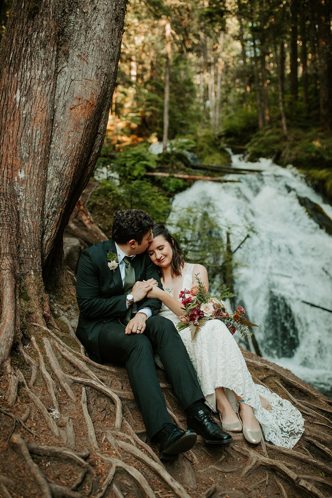 Photo of Marissa & Colin from their Elopement by Dawn Photo