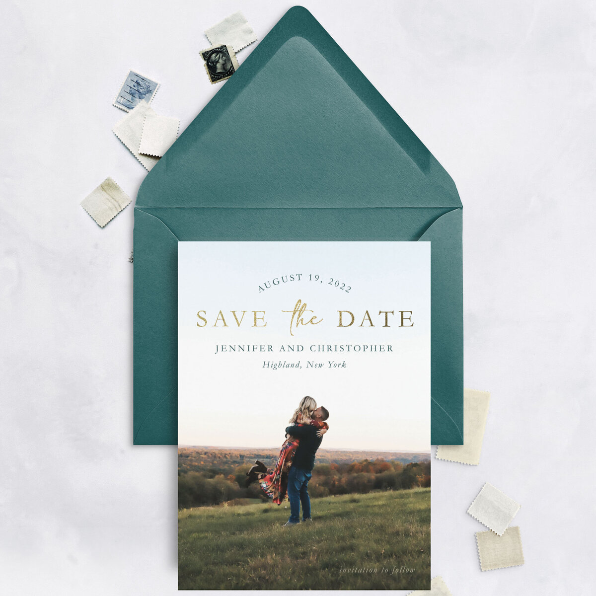 save-the-date-photo-feather-ink-paperie-stationery