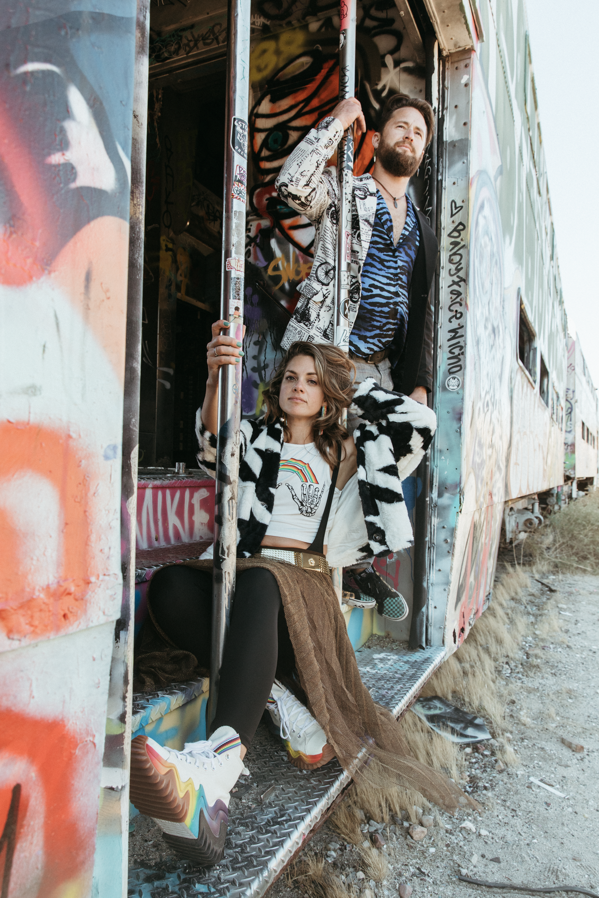 Music-Festival-Engagement-Shoot-Abandoned-Train-3362