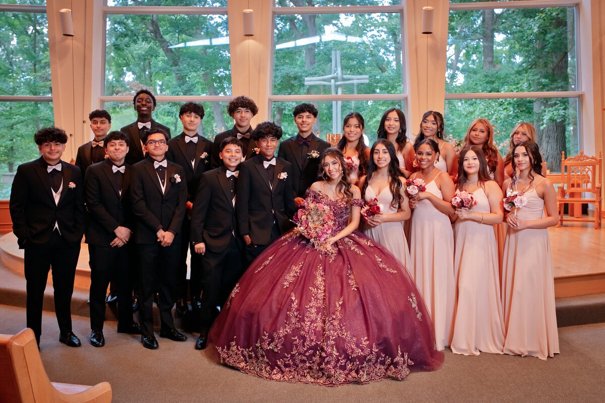 Alexandras Quinceanera Saint Patricks Church Wadsworth IL Stella Hotel Kenosha  WI 8.10.240591